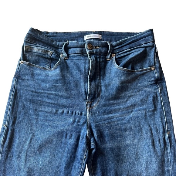 Good American Jeans Womens 29 Good Legs Slimming Stretch Classic Distressed - Picture 5 of 15
